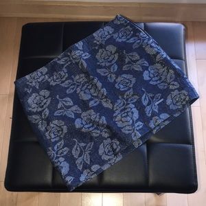 Abercrombie Shine Navy Floral Skirt